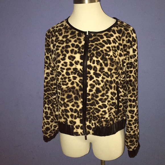 Animal print plus size jacket - Picture 5 of 8